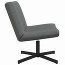 vidaXL Forgószék Sötétszürke 63 x 75 x 76 cm szövet