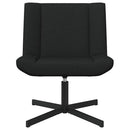 vidaXL Forgószék Fekete 63 x 75 x 76 cm szövet
