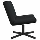 vidaXL Forgószék Fekete 63 x 75 x 76 cm szövet