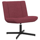 vidaXL Forgószék Bordó 63 x 75 x 76 cm szövet