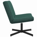 vidaXL Forgószék Sötétzöld 63 x 75 x 76 cm szövet