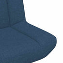 vidaXL Forgószék Kék 63 x 75 x 76 cm szövet