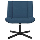 vidaXL Forgószék Kék 63 x 75 x 76 cm szövet