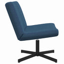 vidaXL Forgószék Kék 63 x 75 x 76 cm szövet