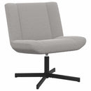 vidaXL Forgószék Világosszürke 63 x 75 x 76 cm Báránybőr