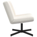 vidaXL Forgószék Krém 63 x 75 x 76 cm Báránybőr
