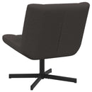 vidaXL Forgószék Sötétszürke 63 x 75 x 76 cm Báránybőr