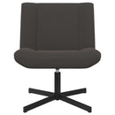 vidaXL Forgószék Sötétszürke 63 x 75 x 76 cm Báránybőr