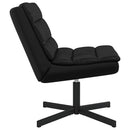vidaXL Forgószék Fekete 63 x 75 x 76 cm Műbőr