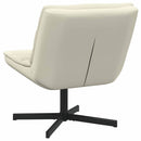 vidaXL Forgószék Krém 63 x 75 x 76 cm Műbőr