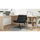 vidaXL Forgószék Fekete 63 x 75 x 76 cm Fényes PU