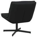 vidaXL Forgószék Fekete 63 x 75 x 76 cm Fényes PU