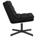 vidaXL Forgószék Fekete 63 x 75 x 76 cm Fényes PU