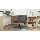 vidaXL Forgószék Fekete 63 x 75 x 76 cm Antik PU