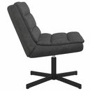 vidaXL Forgószék Fekete 63 x 75 x 76 cm Antik PU