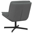 vidaXL Forgószék Sötétszürke 63 x 75 x 76 cm szövet
