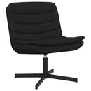 vidaXL Forgószék Fekete 63 x 75 x 76 cm szövet