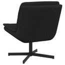 vidaXL Forgószék Fekete 63 x 75 x 76 cm szövet