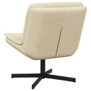 vidaXL Forgószék Krém 63 x 75 x 76 cm szövet