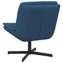 vidaXL Forgószék Kék 63 x 75 x 76 cm szövet