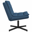 vidaXL Forgószék Kék 63 x 75 x 76 cm szövet