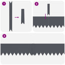 vidaXL Fűszegélyezés 50 pcs Antracit 100 x 0.05 x 20 cm