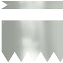 vidaXL Fűszegélyezés 50 db 100 x 0.05 x 20 cm Horganyzott acél Ezüst