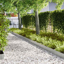 vidaXL Fűszegélyezés 50 pcs Ezüst 100 x 0.05 x 20 cm Horganyzott acél