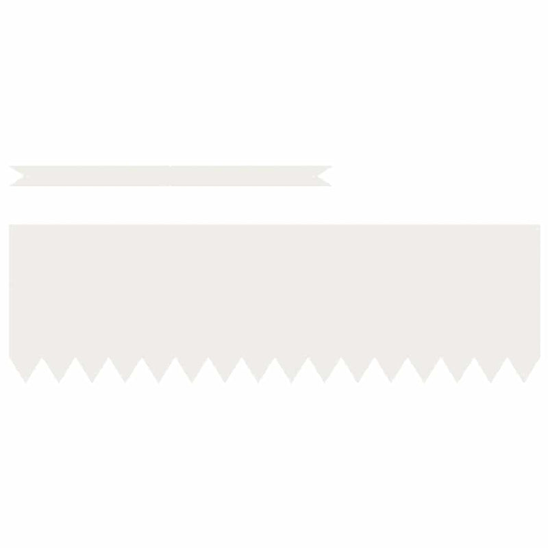 vidaXL Fűszegélyezés 30 pcs Fehér 100 x 0.05 x 20 cm