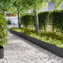 vidaXL Fűszegélyezés 50 pcs Fekete 100 x 0,05 x 30 cm