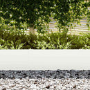 vidaXL Fűszegélyezés 50 pcs Fehér 100 x 0,05 x 30 cm