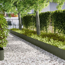 vidaXL Fűszegélyezés 50 pcs Olajzöld 100 x 0,05 x 30 cm