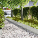 vidaXL Fűszegélyezés 50 pcs Ezüst 100 x 0,05 x 30 cm Rozsdamentes acél