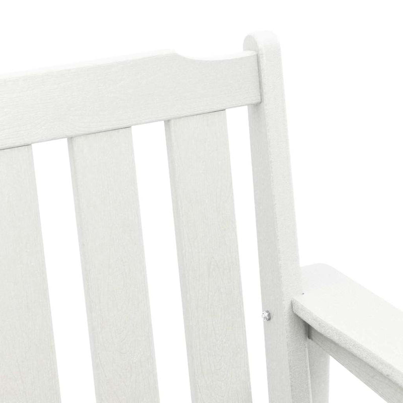vidaXL Kerti étkezőszék 4 pcs Fehér 65.5 x 55.5 x 88cm Műanyag