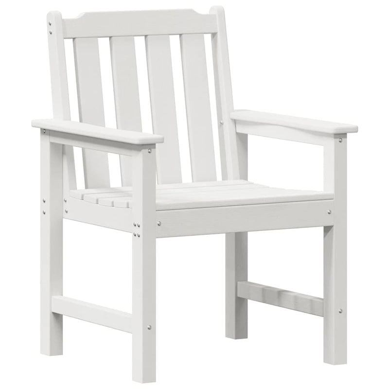 vidaXL Kerti étkezőszék 4 pcs Fehér 65.5 x 55.5 x 88cm Műanyag