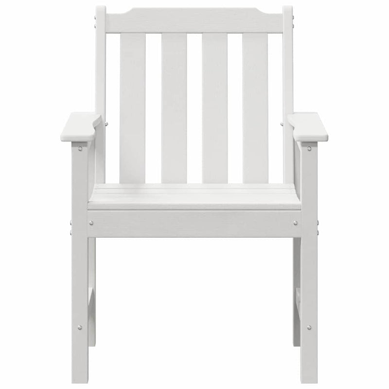vidaXL Kerti étkezőszék 4 pcs Fehér 65.5 x 55.5 x 88cm Műanyag