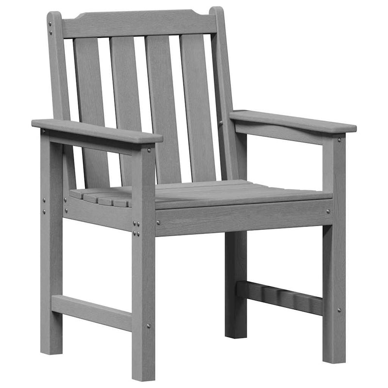 vidaXL Kerti étkezőszék 4 pcs Világosszürke 65.5 x 55.5 x 88cm Műanyag