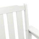 vidaXL Kerti Szék 6 pcs Fehér 65.5 x 59 x 88 cm Polietilén