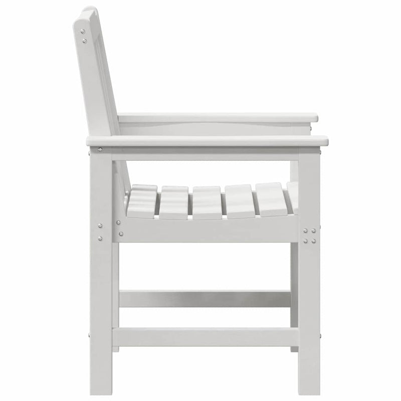 vidaXL Kerti étkezőszék 6 pcs Fehér 65.5 x 55.5 x 88cm Műanyag