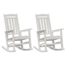 vidaXL Hintaszék 2 pcs Fehér 92 x 70 x 108 cm Polietilén