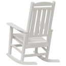 vidaXL Hintaszék 2 pcs Fehér 92 x 70 x 108 cm Polietilén