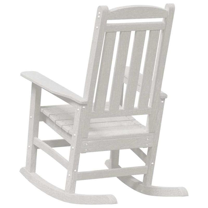 vidaXL Kerti hintaszék 2 pcs Fehér 70 x 92 x 108cm Műanyag