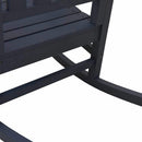 vidaXL Hintaszék 2 pcs Tengerészkék 92 x 70 x 108 cm Polietilén