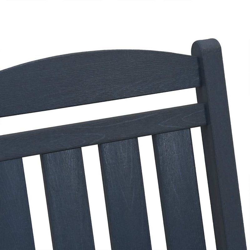 vidaXL Kerti hintaszék 2 pcs Tengerészkék 70 x 92 x 108cm Műanyag
