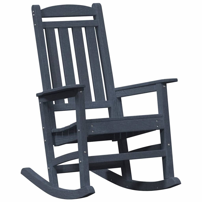 vidaXL Kerti hintaszék 2 pcs Tengerészkék 70 x 92 x 108cm Műanyag