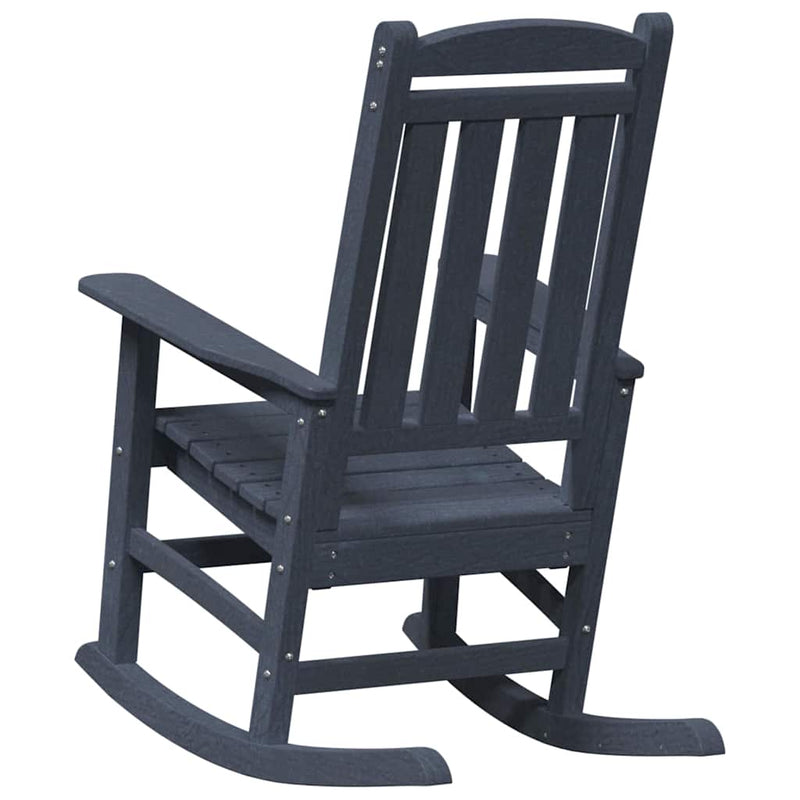 vidaXL Kerti hintaszék 2 pcs Tengerészkék 70 x 92 x 108cm Műanyag
