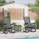 vidaXL Hintaszék 2 pcs Világosszürke 92 x 70 x 108 cm Polietilén