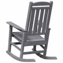 vidaXL Hintaszék 2 pcs Világosszürke 92 x 70 x 108 cm Polietilén
