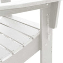 vidaXL Kerti Szék 2 pcs Fehér 80.5 x 74.5 x 92 cm Polietilén