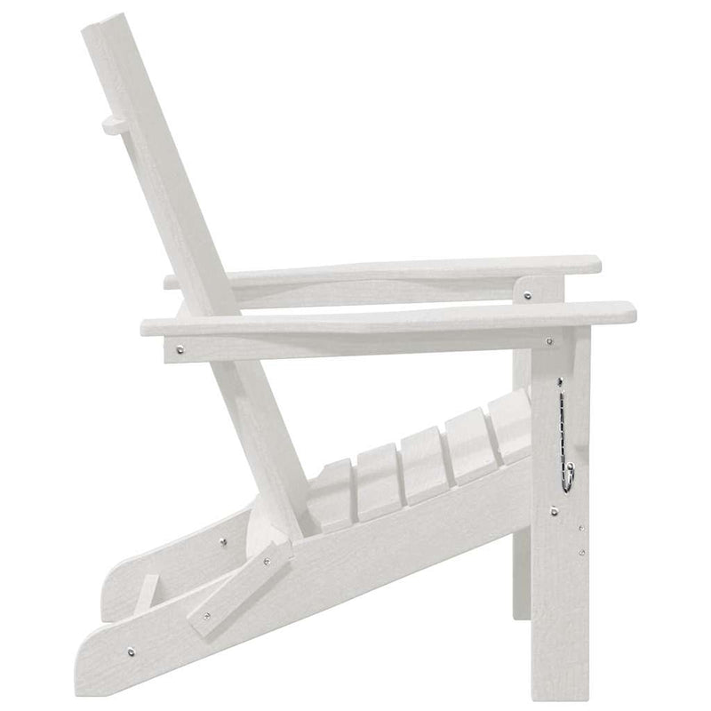 vidaXL Kerti pihenő bútor 2 pcs Fehér 74.5 x 80.5 x 90cm Műanyag